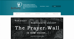 Desktop Screenshot of bethany-mp.org